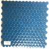 Bleu de Prusse rond pastille mosaque maux brillant par plaque 33 cm pour Vrac
