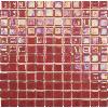 Rouge foncé nacré acquaris Pasion gloss mosaïque 2.5 cm émaux par plaque 31,5 cm