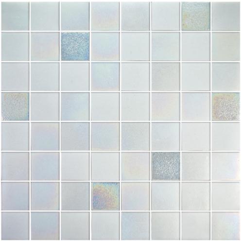 Blanc mix blanc mat brillant gaufré ME TEXTURAS mosaïque émaux 4 cm par 1.54 M² soit  116.10 euro le M²