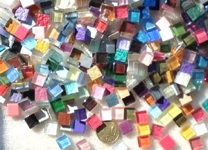 Camaieu mix couleur BRILLANT micro mosaïque vetrocristal par 400 grammes