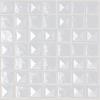 Blanc Relief Pyramide mix anniversaire mosaïque émaux pleine 2.3 cm masse plaque 33 cm HTK