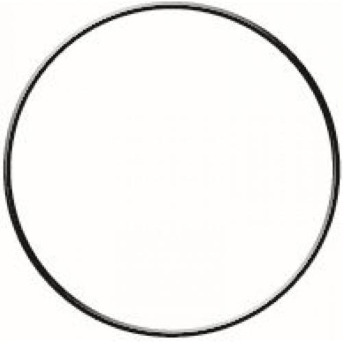Cercle métal couleur noir 20 cm pour vitraux Tiffany