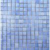Bleu clair / lavande mosaïque Briare par plaque 34 cm