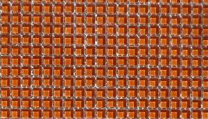 Brun micro mosaïque vetrocristal par 64 carreaux