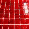 Rouge météores dorées mosaïque paillette vetrocristal 2.5 cm par 100g