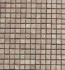 Brun rose brique mat mosaque 1.5 cm marbre plaque 30.5 cm