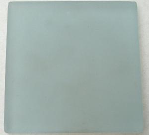 Bleu mosaïque dalle de verre bleu pastel aspect mat vendu à l'unité
