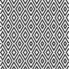 Mosaïque décor FLAMENCO hexagone noir et blanc mat satiné par 1 M²