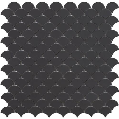 Noir anthracite mat écaille mosaïque émaux par 0.87 m²