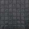 Noir Relief Trabado mix anniversaire mosaïque émaux 2.3 cm pleine masse par plaque 33 cm HTK