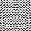 Mosaïque décor MINUETTO hexagone noir et blanc mat satiné par 1 M²