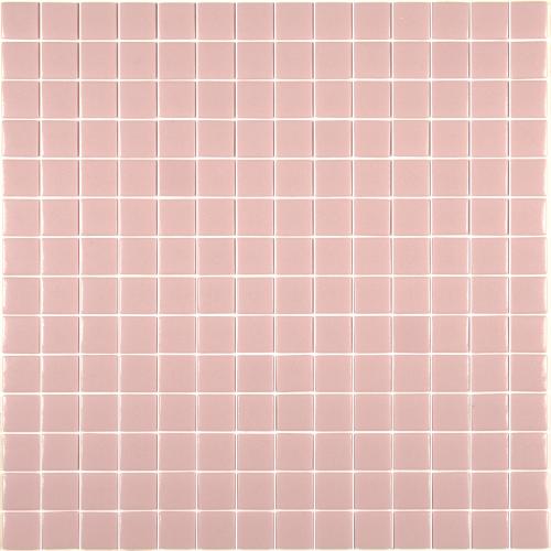 Rose clair mosaïque émaux brillant pleine 2.3 cm masse plaque 33 cm collé HTK