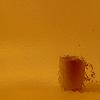 Jaune ambre Sahara translucide verre Wissmach corella plaque de 30 par 27 cm