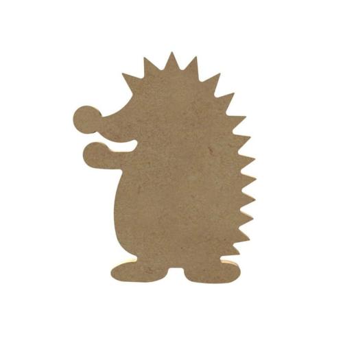 Hérisson Fun 15 cm par 11 cm support bois médium mdf pour mosaïque