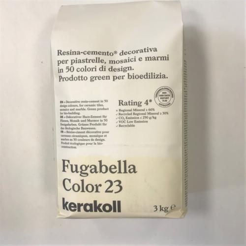 Fugabella résine ciment couleur 23 blanc cassé ivoire par 3 kilos