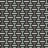 Mosaïque carrelage décor chain noir et blanc classique 4 cm par 1 M²