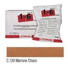 Brun moyen ciment joint Marron Chiaro hydro plus C120 par 5 kilos