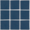 Bleu foncé ardoise 2.3 cm mosaïque émaux par 1 M² 