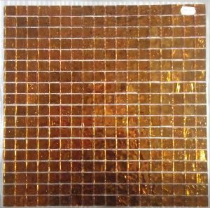 Jaune d'or mosaïque mix miroir 1.5 cm plaque 30 cm
