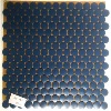 Bleu ardoise rond pastille mosaïque émaux mat par plaque 33 cm pour Vrac