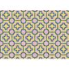 Mosaïque décor MECCA tapis rose clair, jaune et turquoise par 1 M²