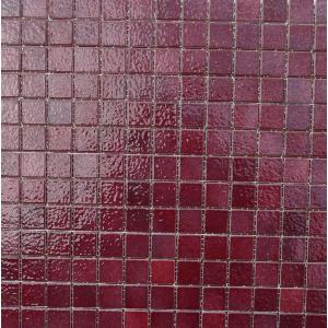 Rose foncé / quetsche mosaïque briare par plaque 34,5 cm