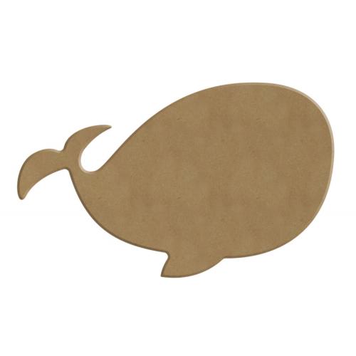 Baleine cétacé 14 par 9 cm support bois pour mosaïque