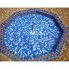 Dessous de pot abreuvoir fontaine pour oiseau modèle en mosaïque