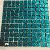 Bleu turquoise paillette mosaïque vetrocristal 2.5 cm par 100g