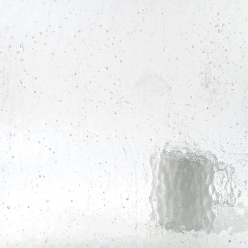 Blanc verre translucide relief  plaque de 30 par 20 cm