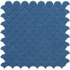 Bleu foncé mat mosaïque écaille par plaque de 30 par 30 cm