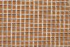 Brun caramel micro mosaque brillant par plaque 30 cm