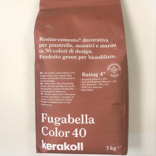 Fugabella résine ciment couleur 40 brun par 3 kilos