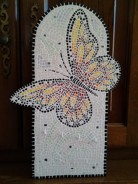Mosaïque loisirs créatif modèle papillon