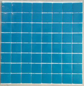 Bleu de Prusse 4 cm mosaïque émaux par plaque 31,5 cm