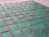 Vert turquoise aquatique mosaïque pâte de verre gemmés par 25 carreaux