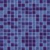 Bleu foncé moucheté JONICO mosaïque émaux 2.3 cm brillant pleine masse par 2 M² soit 34.51€ le Mètre