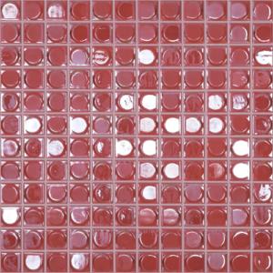 Rouge nacré pastille relief/ AURA red soft Rose foncé mosaïque émaux brillant par 100 grammes