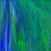 Bleu vert aquatique marbr wo197 semi opalescent verre vitrail plaque de 30 par 20 cm