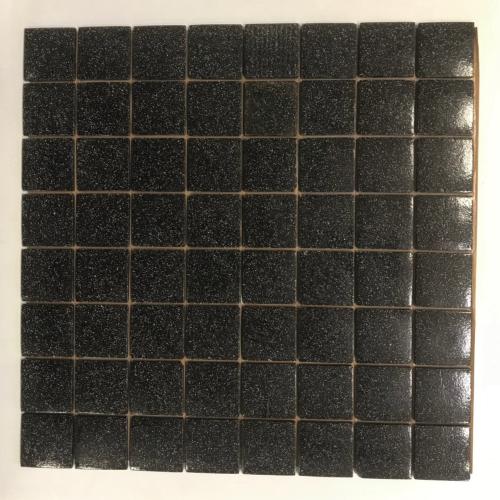 Noir moucheté effet réglisse 4 cm mosaïque émaux en vrac par 64 carreaux pour loisirs créatifs