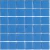 Bleu ciel foncé YERA mosaïque émaux brillant pleine masse plaque 33 cm