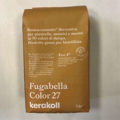 Fugabella résine ciment couleur 27 brun ocre jaune par 3 kilos