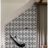 Mosaïque décor MELODIA hexagone noir et blanc mat satiné par 1 M²