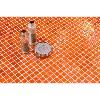 Orange foncé nacré acquaris tamarindo gloss mosaïque 2.5 cm émaux par plaque 31,5 cm