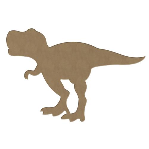 Dinosaure Tyrannosaure support bois 29 par 20 cm pour mosaïque