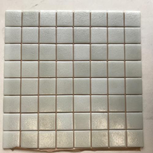 Blanc grès mastic brillant 4 cm mosaïque émaux par plaque 32 cm pour  loisirs créatifs