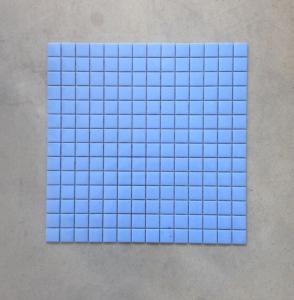 Bleu Lavande mosaïque émaux 2.4 cm brillant pleine masse plaque 33 cm pour loisirs créatifs