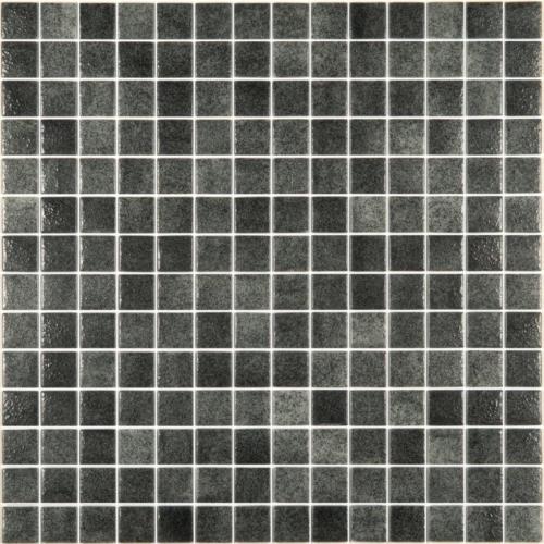 Noir moucheté réglisse mosaïque émaux brillant 2.3 cm par M²