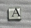 Mosaïque alphabet lettres "a" vétrocristal 2 par 2.cm