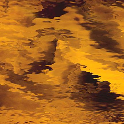 Jaune ambre translucide verre martelé ou lisse Océanside plaque 30 par 30 cm